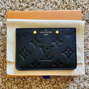Louis Vuitton Card Holder in Monogram Empreinte Leather